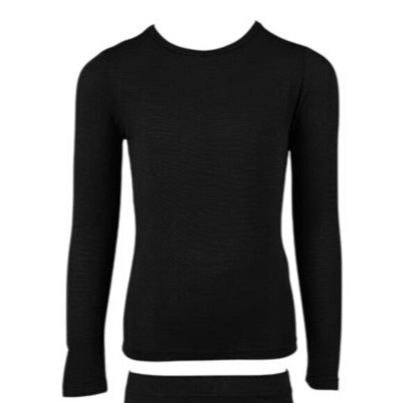 32 Degrees Lg Kids Heat Baselayer Top Long Sleeve Thermal Stretch Winter Shirt - Picture 10 of 15